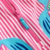 Fun Long-sleeved Swimsuit Sorbet Pink Turtles