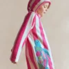 Fun Romie Towelling Zip-Up Sorbet Pink Turtles Fun Romie Towelling Zip-Up Sorbet Pink Turtles