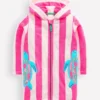 Fun Romie Towelling Zip-Up Sorbet Pink Turtles Fun Romie Towelling Zip-Up Sorbet Pink Turtles