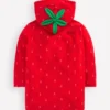 Fun Romie Towelling Zip-Up Strawberry Tart Red Fun Romie Towelling Zip-Up Strawberry Tart Red