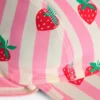 Fun Sun Safe Girls Hat Pink Strawberry Stripe Fun Sun Safe Girls Hat Pink Strawberry Stripe
