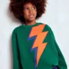 Fun Sweatshirt Artichoke Green Lightning Fun Sweatshirt Artichoke Green Lightning