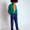 Fun Sweatshirt Artichoke Green Lightning Fun Sweatshirt Artichoke Green Lightning