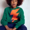 Fun Sweatshirt Artichoke Green Lightning Fun Sweatshirt Artichoke Green Lightning