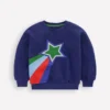 Fun Sweatshirt Colourblock Stars Fun Sweatshirt Colourblock Stars
