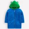 Fun Towelling Zip-up Throw On Turtle