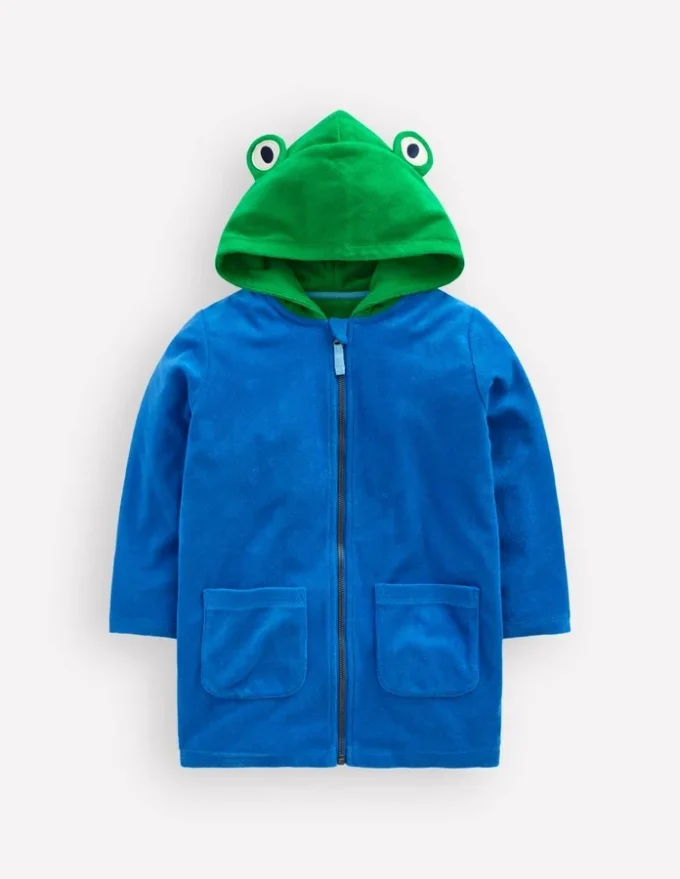Fun Towelling Zip-up Throw On Turtle