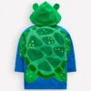 Fun Towelling Zip-up Throw On Turtle