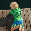 Fun Towelling Zip-up Throw On Turtle