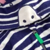 Fun Towelling Zip-up Throw On Zebra