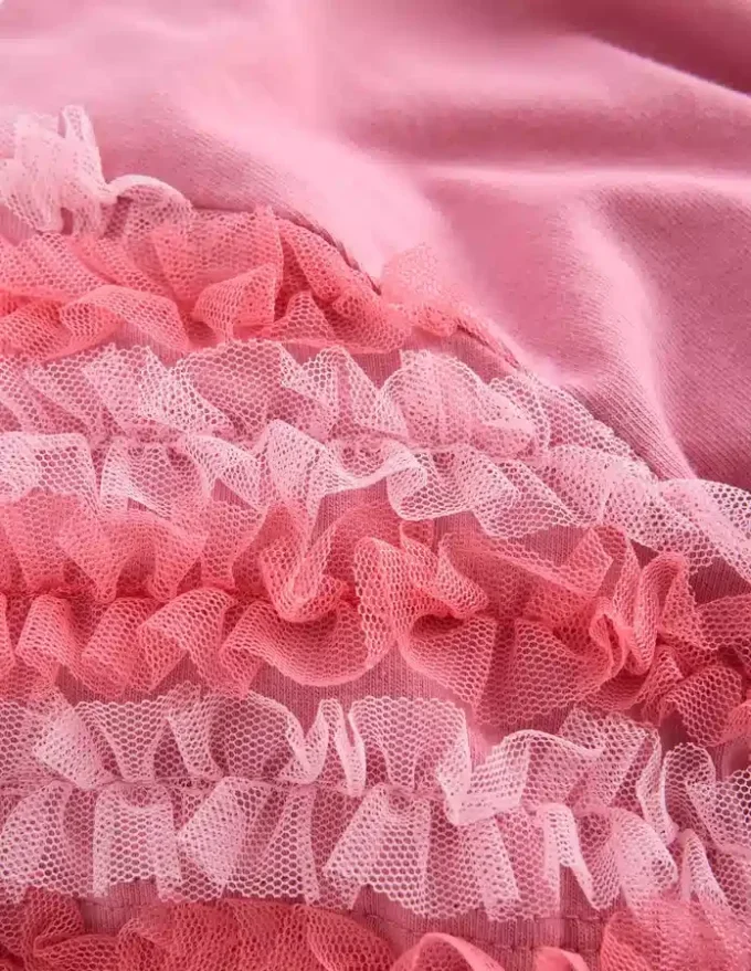 Fun Tulle Top Pink Haze