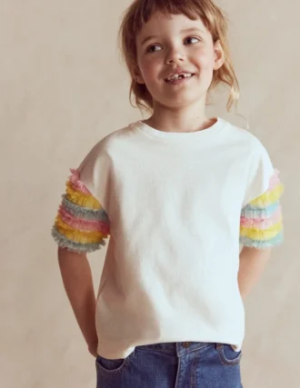 Fun Tulle Top White