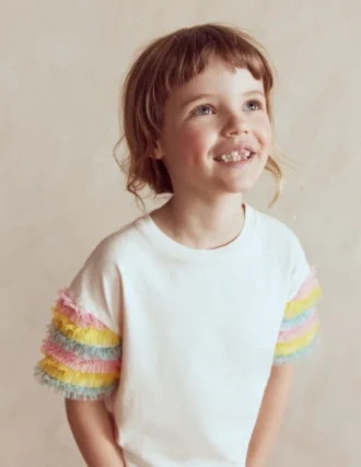 Fun Tulle Top White