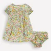 Gathered Woven Dress Multi Florabunda Gathered Woven Dress Multi Florabunda