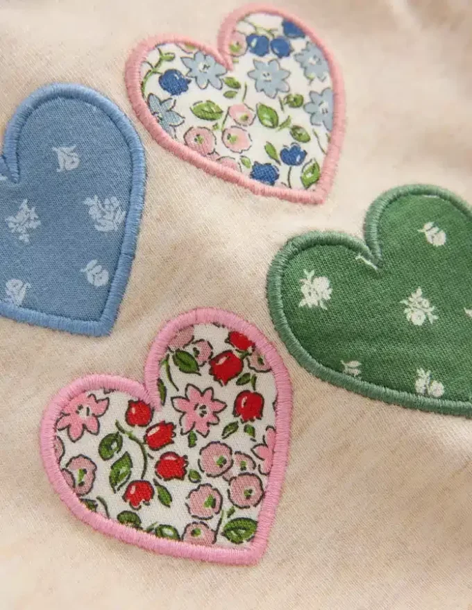 Girls Logo Play Set Blue Floral Hearts Girls Logo Play Set Blue Floral Hearts