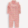 Girls Sun Safe Surfsuit Pink Ditsy Floral Girls Sun Safe Surfsuit Pink Ditsy Floral