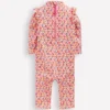 Girls Sun Safe Surfsuit Pink Ditsy Floral Girls Sun Safe Surfsuit Pink Ditsy Floral
