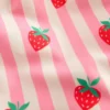 Girls Sun Safe Surfsuit Pink Strawberry Stripe Girls Sun Safe Surfsuit Pink Strawberry Stripe