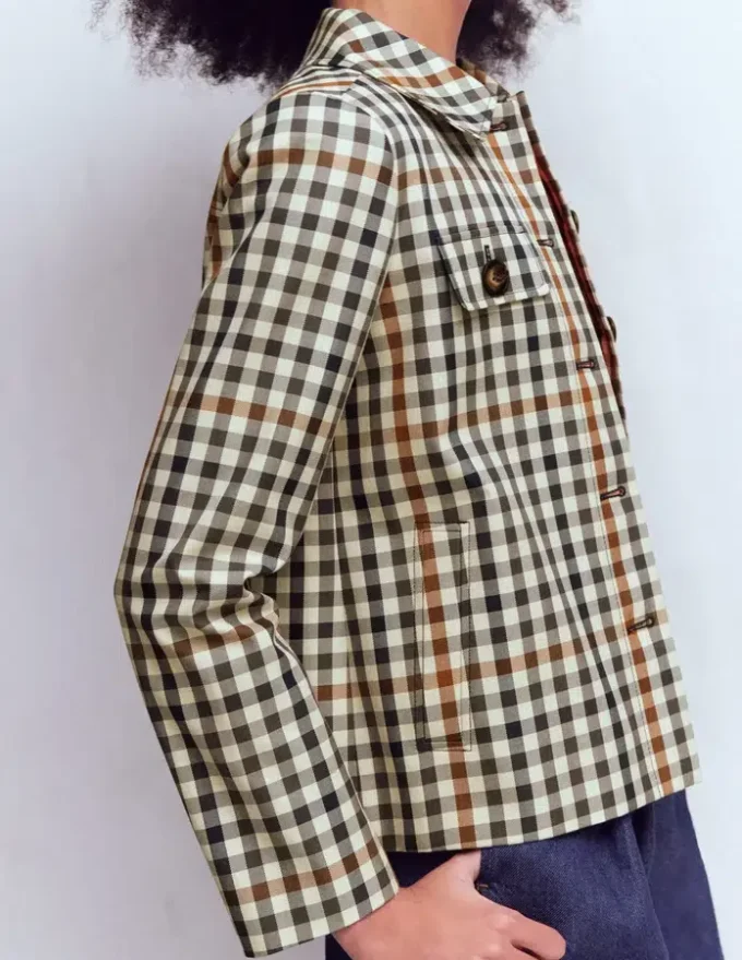 Gloucester Mac Grey, Brown Multigingham Gloucester Mac Grey, Brown Multigingham