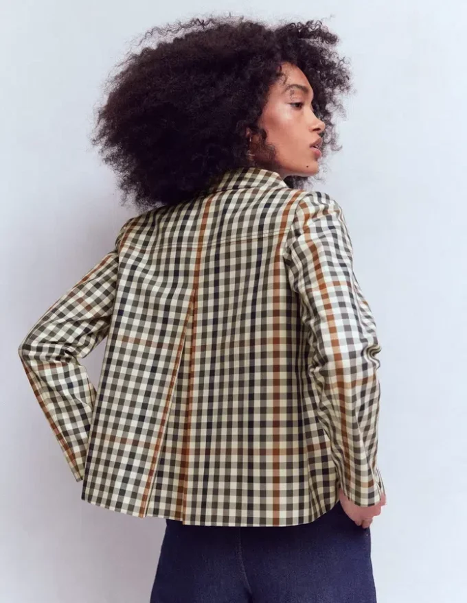 Gloucester Mac Grey, Brown Multigingham Gloucester Mac Grey, Brown Multigingham
