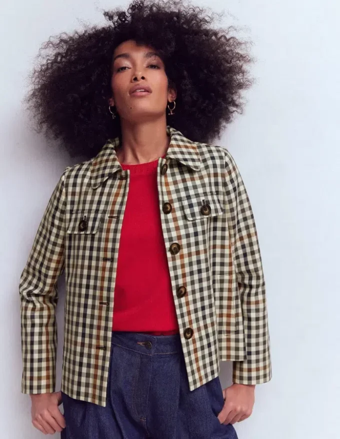Gloucester Mac Grey, Brown Multigingham Gloucester Mac Grey, Brown Multigingham