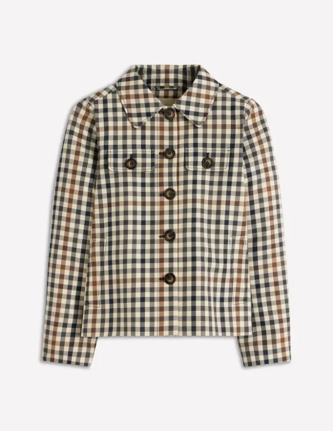 Gloucester Mac Grey, Brown Multigingham Gloucester Mac Grey, Brown Multigingham