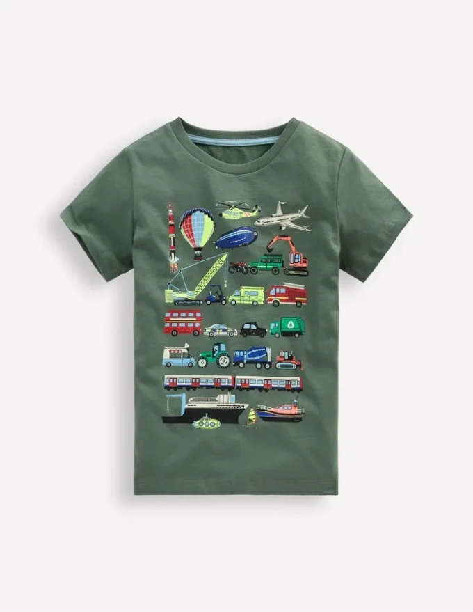Glow-In-The-Dark T-shirt Bottle Green Transport Glow-In-The-Dark T-shirt Bottle Green Transport