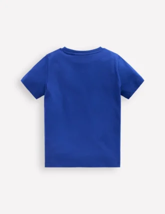 Glow-In-The-Dark T-shirt Bright Blue Scorpion