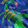 Glow-In-The-Dark T-shirt Bright Blue Scorpion Glow-In-The-Dark T-shirt Bright Blue Scorpion