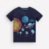 Glow-In-The-Dark T-shirt Dark Blue Space Glow-In-The-Dark T-shirt Dark Blue Space
