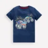 Glow-In-The-Dark T-shirt Medieval blue Monster trucks Glow-In-The-Dark T-shirt Medieval blue Monster trucks