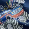Glow-In-The-Dark T-shirt Medieval blue Monster trucks Glow-In-The-Dark T-shirt Medieval blue Monster trucks