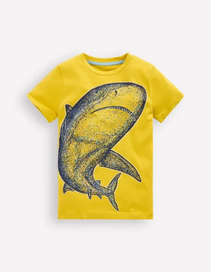 Glow-In-The-Dark T-shirt Yellow Shark