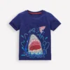 Glow Superstitch T-shirt College Navy Shark Glow Superstitch T-shirt College Navy Shark