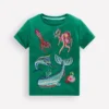 Glow Superstitch T-shirt Jewel Green Sea Creatures Glow Superstitch T-shirt Jewel Green Sea Creatures