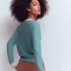 Grace Colour Block Cardigan Cloudy Jane Blue Grace Colour Block Cardigan Cloudy Jane Blue