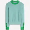 Grace Colour Block Sweater Cloudy Jade Blue Grace Colour Block Sweater Cloudy Jade Blue
