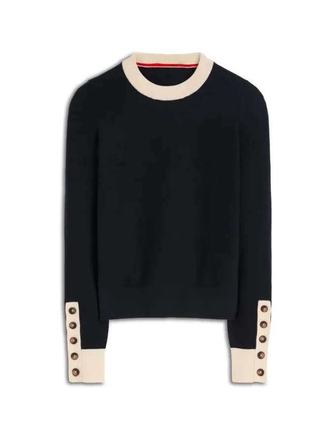 Grace Colour Block Sweater Navy Grace Colour Block Sweater Navy
