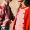 Grace Colour Block Sweater Pink Lady Grace Colour Block Sweater Pink Lady