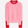 Grace Colour Block Sweater Pink Lady Grace Colour Block Sweater Pink Lady