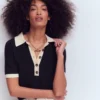 Grace Colour Block T-Shirt Navy Grace Colour Block T-Shirt Navy