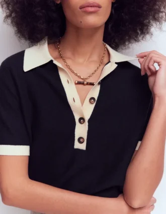 Grace Colour Block T-Shirt Navy Grace Colour Block T-Shirt Navy