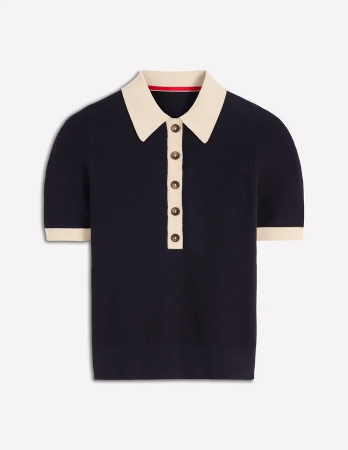 Grace Colour Block T-Shirt Navy Grace Colour Block T-Shirt Navy