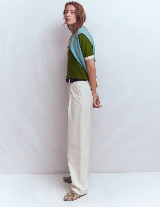 Grace Colour Block T-Shirt Promenade Green Grace Colour Block T-Shirt Promenade Green