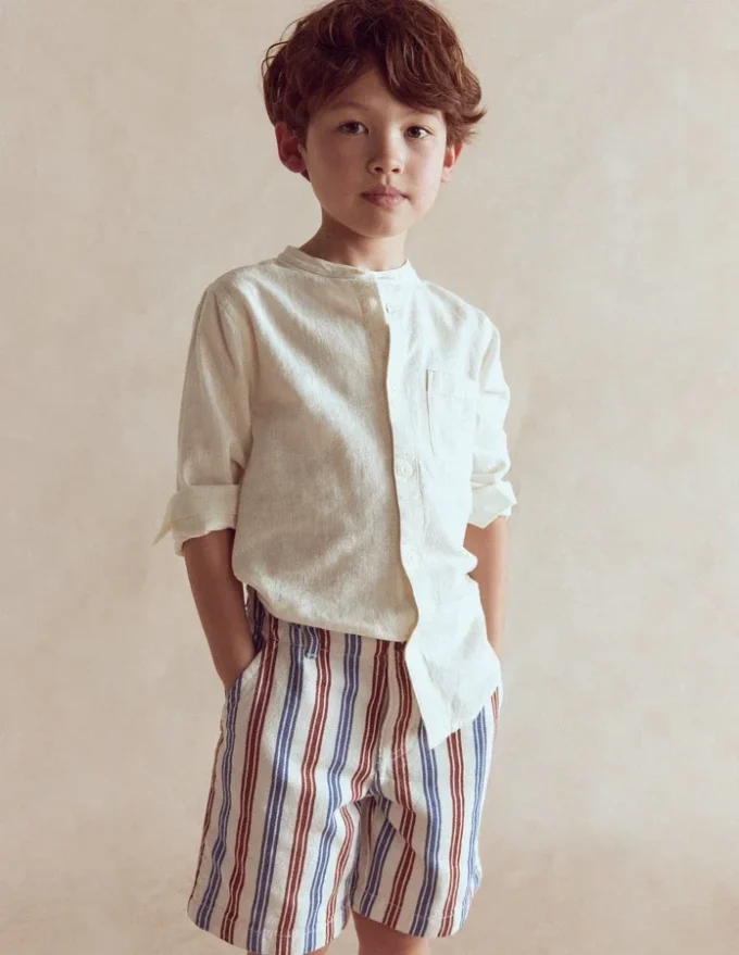 Grandad Shirt Coconut milk Grandad Shirt Coconut milk