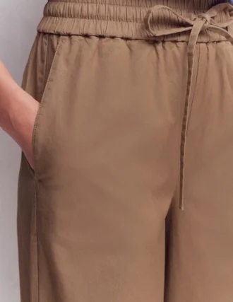 Greenwich Tie Waist Pants Cappuccino