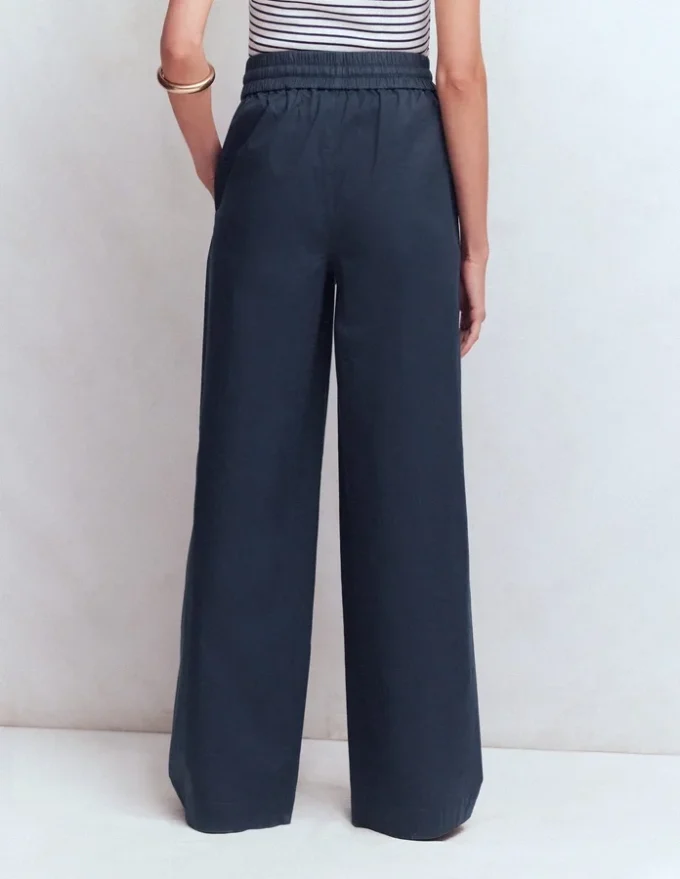 Greenwich Tie Waist Pants Navy Greenwich Tie Waist Pants Navy