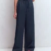 Greenwich Tie Waist Pants Navy Greenwich Tie Waist Pants Navy