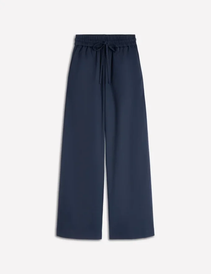 Greenwich Tie Waist Pants Navy Greenwich Tie Waist Pants Navy