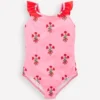 Hallie Frill Strap Swimsuit Bubblegum Pink Posy Hallie Frill Strap Swimsuit Bubblegum Pink Posy